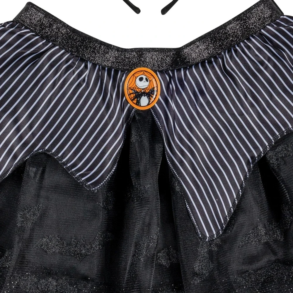 Disney Nightmare Before Christmas Jack Skellington Tutu Skirt Headband Set New